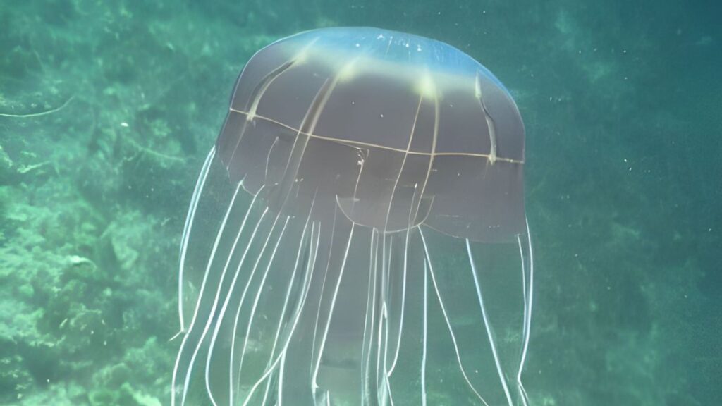 Can dead box jellyfish sting?