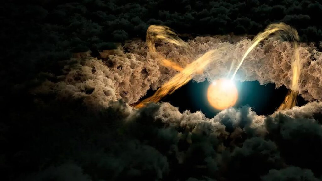 What Would Happen If You Witnessed the Birth of a Star